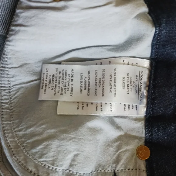 Good American The Good Leg Skinny Jean BLUE224 - Picture 10 of 13